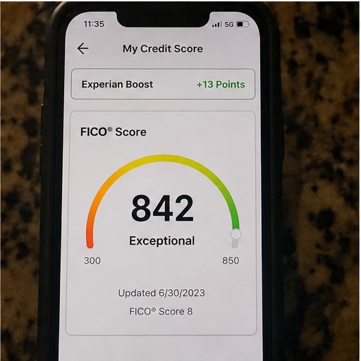 Ka #005 — Experian · FICO 8 842